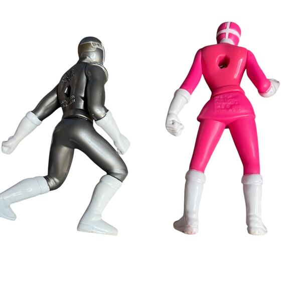 Vintage Power Rangers Lightspeed Rescue 2000 McDonald's 4" Figure Lot Of 5 - Picture 7 of 8